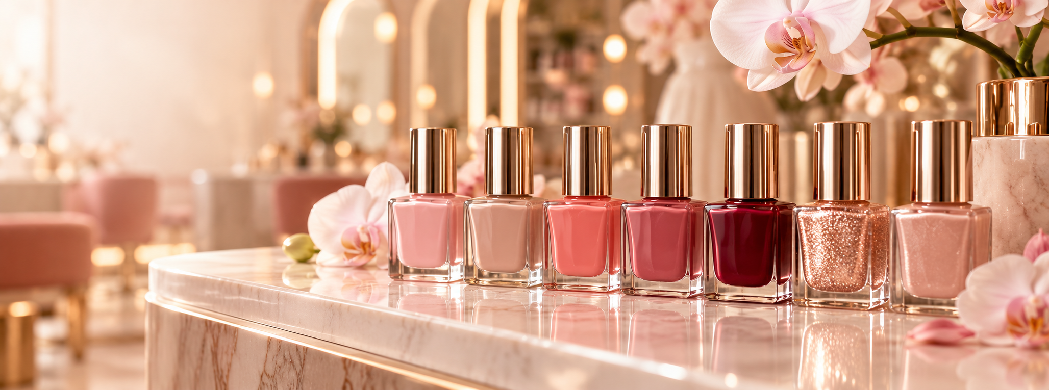 Curated nail polish colors